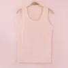 Camisoles Tanks Mouwloze tanktop Dames Zomer Ijs Zijde Naadloze tops Slim Fit O-hals Hemdjes Thermische binnenkant Voor lichaam