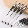 5/10/15 PCS 0.5mm Gel Pen Set Full Needle Tube Black Blue Red Color Pens For Writing Stationery School Office Supplies