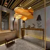 Lampes suspendues Nordic Creative Placage Lustre Rétro Salon Chambre Sud-Est Asiatique Restaurant Inn Allée Simple Décoratif