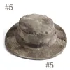 Chapeaux d'extérieur Chapeau de seau de camouflage Chapeau de soleil pliable à bord rond Casquettes d'escalade Chasse et pêche Pare-soleil Respirant Voyage Dhhzm