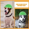 Vêtements pour chiens Chapeau pour animaux de compagnie Chapeau de sécurité en plein air Jouet décoratif Couvre-chef Jouets en plastique Spoof Cat Funny Kitten Chiot de protection pour