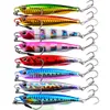 8 PCSLOT Jigging Przynęty Przynęty metalowy spinner łyżka ryb przynęty przynęty Japan Japan Fishing Tack Pesca Bass Tuna Pstrąg 240220