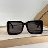 Stora fyrkantiga överdimensionerade solglasögon Guldsvart/svarta röklinser Kvinnor Sonnenbrille Sunnies Gafas de Sol UV400 -glasögon med låda