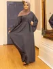 Vêtements ethniques Mode musulmane Hijab Dubaï Abaya Robes longues Femmes avec ceintures Islam Abayas Africain pour Robe Robe