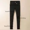 2023 Nuovi Da Uomo Moda Vaqueros Montana Designer haut de gamme Puro Nero Jeans Pantaloni Slim Stretch Tendenze Giovanili