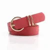 Women Belt Simple All-in-one Pin Buckle Belt Outfit with Jeans Belt Substitute Hair 2270