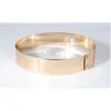 Szeroki metalowy pasek ślubny złoty srebrny pierścień jak Cummerbund dla kobiet Cinturones Lady Apparel Akcesoria S BG026 240219