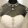 Stonefans Роскошное ожерелье на плечо со стразами, цепочка для тела невесты, свадебные аксессуары для женщин, цепочка на плечо с кристаллами, ювелирное изделие, подарок 240223