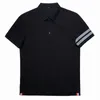 Herrpolos 2024 Luxury Top T-shirt Summer High Quality Slim Fit Short Sleeve Polo Shirt/Herrens stiliga snabbtorkning 4xl