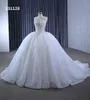 Glaromous Ball Gown Wedding Dresses Crystal Sweetheart tube top With Tail SM231128