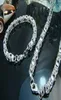 Whole lowest Christmas gift 925 silver NecklaceBracelet set S773935019