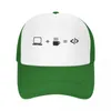 Ball Caps Life of Coder Trucker Hats Software programista IT Geek siather Net Baseball Cap dla mężczyzn Kobiet Hip Hop Snapback Streetwear