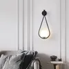 Wall Lamp Glass Long Sconces Industrial Plumbing Lustre Led Bed Head Luminaire Applique Antique Wooden Pulley