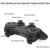 GamePads Wireless Gamepad dla PS3 Joystick Console Control do kontrolera komputera USB do obsługi PS3 Joypad Accessorie Bluetooth