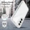 Прочный защитный чехол для iPhone 15 PRO MAX, прозрачная задняя крышка с зажимом-подставкой, Defender для iPhone 14 7/8 PLUS