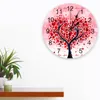 Wandklokken Valentijnsdag Liefdesboom Illustratie Gedrukte Klok Moderne Stille Woonkamer Home Decor Hangend Horloge