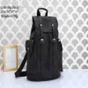Christopher plecaki pm męskie kobiety piesze torby bagażowe projektant podróżny szkolne duża pojemność czarny wytłoczenie plecaków Duffel S2931