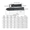 Orijinal İnek Deri İzleme Bandı Hızlı Bırakma Saati Strap Band Bilekler Kemer Siyah Kahverengi Kelebek Toka Değiştirme 18-24mm 240221