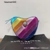 Atacado bolsa de cabeça de águia reino unido Kurt Geiger bolsa crossbody de um ombro combinação arco-íris couro de alta aparência