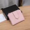 2024 NOVO Designer Carteira de Couro Elegante Homens Mulheres Dobrável Long Zipper Triângulo Carteiras Bolsa Titular do Cartão Notas Bolsas de Dinheiro com Caixa Flip Wallet Vários Estilos