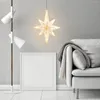 Pendant Lamps Light Up Star For Christmas Polaris Suction Cup Chandeliers Hanging Lamp With Sucker