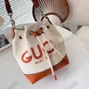 2024 Designer G Bag Canvas Bucket Bag Twist Denim Crossbody Bag Tote Bag Handle Bag New Fashion Women Bag Leather Bag Top Quality Shoulder Strap Pochette 240224