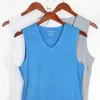 3st Mens Underwear For Mens Silk Tank Top Men High Quality Bodybuilding Singlet Sleeveless Slim Fit Vest Male Bodysaper 5xl 240220