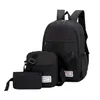 Mode 3 PCS Anti Diebstahl Rucksack Männer Frauen Casual Rucksack Reise Laptop Rucksack Schule Taschen Sac A Dos Homme Zaino306M