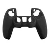 Läderstruktur Soft Silicone Case Protection Skin Cover för PlayStation 5 PS5 Controller Gamepad Accessories DHL FedEx Ups Free Frakt