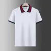 مصمم الصيف للأزياء بولو قميص الرجال والنساء الفاخرة GG Polo Shirt Letter Polo مطرزة T-شيرت الملابس قصيرة الأكمام تي شيرت تي شيرت قميص بولو قميص كبير