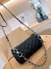 2024 new barrel bag, pen holder bag, original new women's crossbody bag, high-end fashion designer bag, built-in large capacity mobile phone bag, chain bag There is a gift box