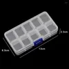 Gift Wrap Container Plastic Box Practical Adjustable Compartment Jewelry Earring Bead Screw Holder Case Display Strage