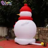 Factory outlet 5mH/16ft decorative inflatable snowman blow up Christmas cartoon figure advertising models for outdoor party