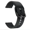 Watch Bands For TicWatch E3 Strap Wriststrap GTH Band 20mm Silicone Wristband Bracelet Watchband Replace Accessories