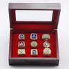 QQ68 Bandringe 2022 Atlanta Warriors Mlb Championship Ring 9-teiliges Set H74p