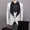 Men's Suits 2024 Latest Coat Pants Designs Men Pink For Wedding Prom Dress Slim Fit Groom Man Mens Tuxedo 3 Pieces Costume Homme