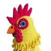 Berets Turkey Costume Hat Festiving Festiving Party Headgear Crochet Headcover