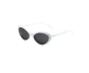 Designer óculos de sol elipses olho de gato óculos de sol para mulheres pequeno quadro tendência masculino presente óculos praia sombreamento proteção uv