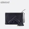 Sacs à bandoulière 3D Imprimer Gun Pistolet Sac Marque Femmes Chaîne Messenger Designer Embrayage Bourse Dames Enveloppe Embrayages Bandoulière Bolsas237h