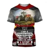 Men's T Shirts Tractor T-shirt Men Car 3D Print Shirt Farmer Short Sleeve Casual Oversize Tee Tops Man Clothing Streetwear