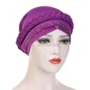 Diamanter Braid turban kvinnor muslim