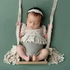 Born Pography Props Swing Prop Houten Schommelstoelen Baby Po Props Houten Prop Swing Baby Poshoot Props Accessoires 240219