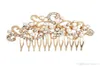 Perla strass spose copricapo nuziale diademi festa di nozze abiti da ballo039 pettine per capelli accessori copricapo per la sposa2396024