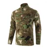 Chaquetas de caza para hombre, jersey de lana, abrigos de ejercicio para adiestramiento al aire libre, primavera y otoño, senderismo táctico, uniforme militar XXL Softshell Casacos