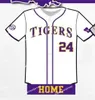 Dylan Crews Paul Skenes Ty Floyd 2024 Maglia da baseball LSU Mikie Mahtook Aaron Hill Jacob Berry Grant Taylor Tre Morgan Maglie LSU Tigers cucite personalizzate Nuovo