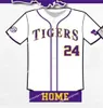 Antoine duplantis Zach Watson 2024 LSU 야구 저지 Daniel Cabrera Chris Reid Alex Bregman DJ Lemahieu Aaron Nola Kevin Gausman Custom LSU Tigers Jersys New