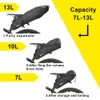 Borsa da sella per bici impermeabile Rhinowalk Borsa da sella per bicicletta di grande capacità Borsa da ciclismo pieghevole Borsa posteriore MTB Bici da strada 240219