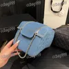 Fermeture Éclair Femmes Sac De Maquillage Diamant Treillis Cuir/Denim Luxe Sac À Main Tendance Soirée Embrayage Or Matériel Emblème Portable Porte-Monnaie Porte-Carte Valise Clé Pochette