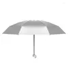 Guarda-chuvas titânio sier mini guarda-chuva dobrável legal para mulher 6/8-osso 5 dobra ensolarado e chuvoso paraguas mujer sombrillas