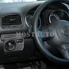 Accessori interni per Volkswagen VW Golf 6 MK6 GTI Kit di copertura in fibra di carbonio morbida 2008-2012 13 pezzi interi